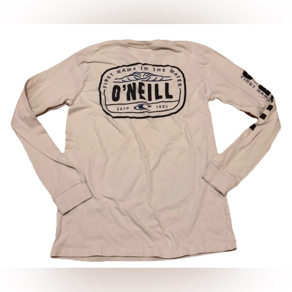 O’Neill EVENTIDE STANDARD FIT LONG SLEEVE TEE - Men’s LT KHAKI Size Small - Picture 8 of 9